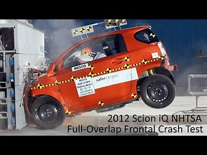 2012-2015 Scion iQ NHTSA Full-Overlap Frontal Crash Test