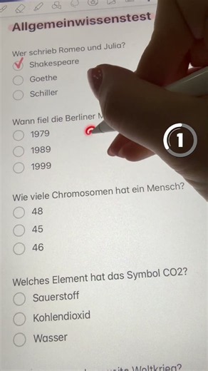 Wie viele hast du richtig? 😇🧠 #allgemeinwissen #quiz #schüler #test #lernen