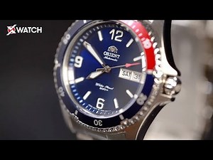 Review chi tiết Đồng hồ Orient Mako II FAA02009D9 - Orient Pepsi