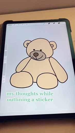 when nobody taught you how to hold a pencil 😃👍 #mythoughts #procreate #ipad #stickers #art