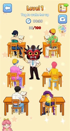 POP Demon Tip Tap Challenge 👹 Wake Up Rumi - Level 1 ⚽ Gameplay Walkthrough 🍤 #popdemon #tiptap