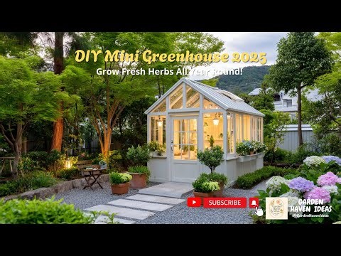 DIY Mini Greenhouse 2025 🌿✨ Grow Fresh Herbs All Year Round! 🍃🏡