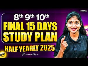 8th 9th 10th Half yearly Exam 2025 Study Plan | Important Questions | Shravanee Ma'am