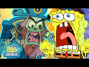 Bob Esponja | ¡Los lugares más tenebrosos de Fondo de Bikini! 👻 | Bob Esponja en Español