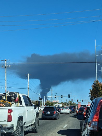 Emergency crews respond to four-alarm fire at Marck Industries in Rogers