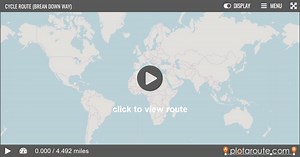 Cycle Route (Brean Down Way) on plotaroute.com