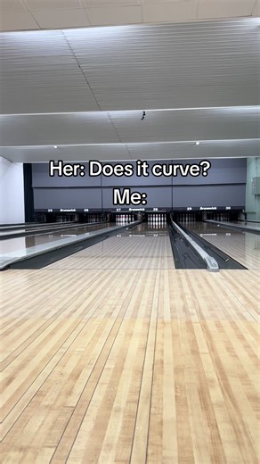 The Art of Bowling: Does the Lane Curve?