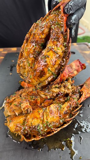 Cajun Honey Grilled Lobster Tails Recipe
