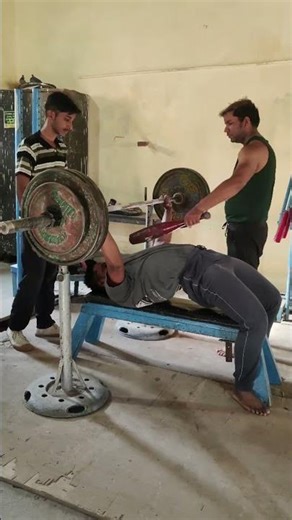 110kg Block Bench press practice session #everydayfitness #subscribemychannel #gymexercise