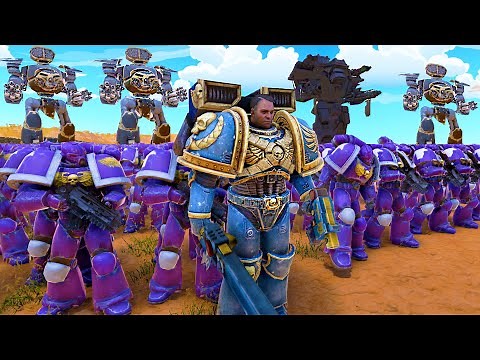 Millions of New SPACE MARINES in NEW Warhammer 40k Battle Simulator Mod! - UEBS 2