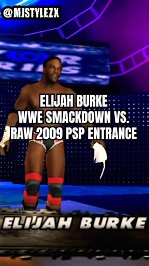 Elijah Burke WWE SmackDown vs. Raw 2009 PSP Entrance 🇺🇸