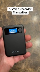 Watch Akaluli AI voice recorder and transcriber review on Amazon Live