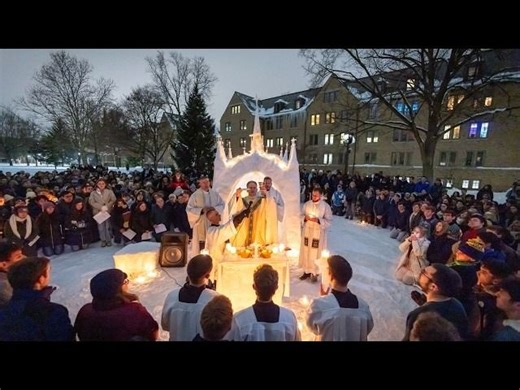 Building St. Olaf s Ice Chapel | University of Notre Dame
