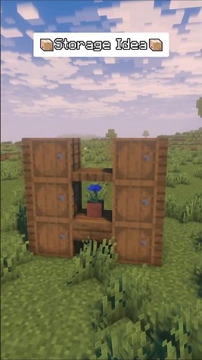 Aesthetic Storage Idea in Minecraft! 📦✨