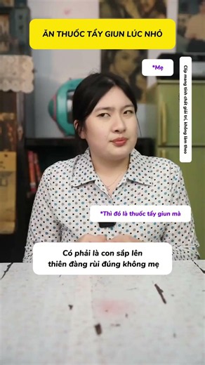 Ăn thuốc tẩy giun lúc nhỏ