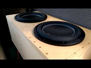 JL Audio 2- 12" W6v3 The Feeling Of bass