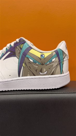 Custom Nike Court Vision Inspired by Broly