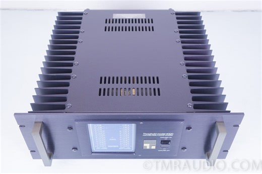 Threshold 4000 Power Amplifier updated to "E" Class Stasis
