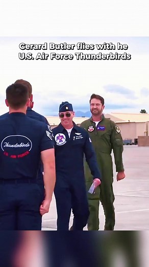 Gerard Butler Experiences U.S. Air Force Thunderbirds
