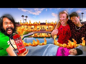 MELVIN BURNED DOWN SPY NINJAS HOUSE! 😨🔥 Chad Wild Clay, Vy Qwaint