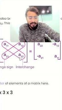 Adjoint Method of Matrix | Easy Explanation in 1 Minute | Math Shortcut for Students