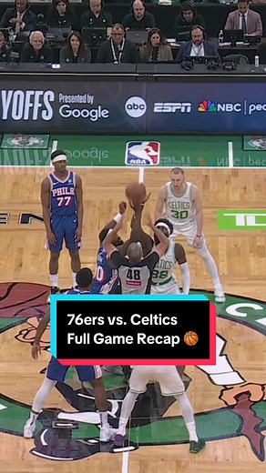 Full game highlights from Game 1 of the @Philadelphia 76ers vs. @Boston Celtics series 🙌 #NBA #NBAPlayoffs #basketball #Sixers #Celtics