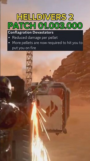 Conflagration Devastator NERFS After Patch 01.003.000 - Helldivers 2