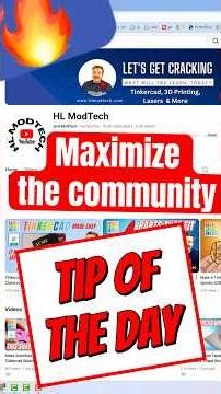 🚀 HLModTech Tip of the Day 🚀 YouTube Community & Post 101 🚨