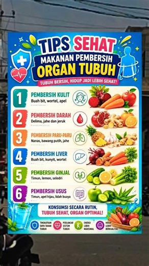 🌿 Rahasia Organ Tetap Sehat! 6 Makanan yang Baik Dikonsumsi Setiap Hari