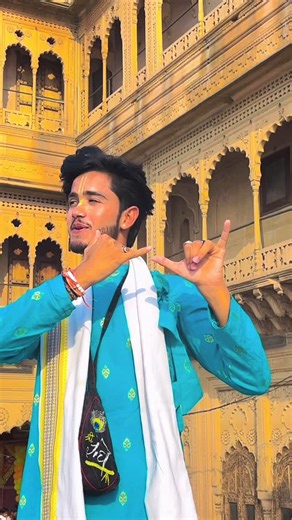 Dhruv Sharma💫🔮 on Instagram: "Radha shyam se sita mili ram se🦋🥹❤️ . . . . #radha #krishna #vrindavan #trending #viral #explorepage"