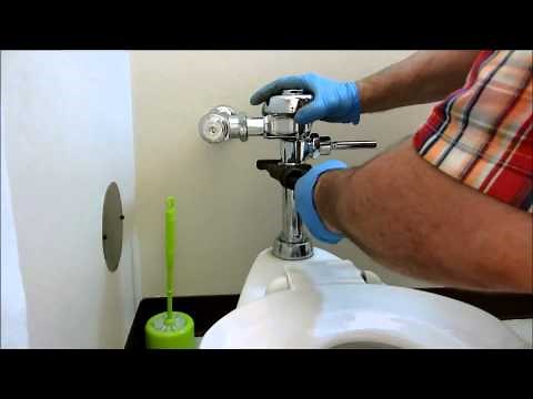 toilet sloan flushometer valve repair/replacement