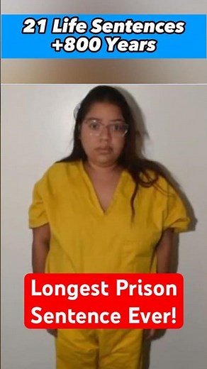 Longest Prison Sentence! 21 Life Sentences + 800 Years