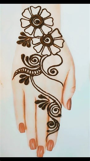 easy simple beautiful trending mehndi design / back hand mehndi design easy and simple | mehndi ||
