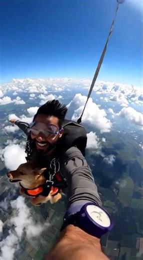 Skydiving With My Dog 🐶🪂
