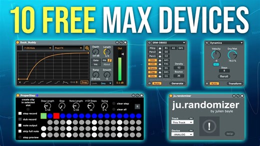 必看！这10个免费Max神器正在颠覆音乐制作，你用了吗？【中英字幕】