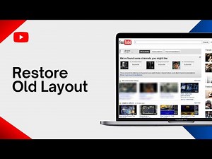 How to Restore Old YouTube Layout | Change YouTube Layout (2024)