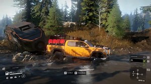 SnowRunner - 2021 TOYOTA TACOMA With Overlander Caravan Trailer Off-road Expedition