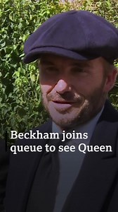 David Beckham says he queued for 12 hours to "celebrate the amazing life of our Queen". https://bbc.in/3xtNjUQ | BBC News