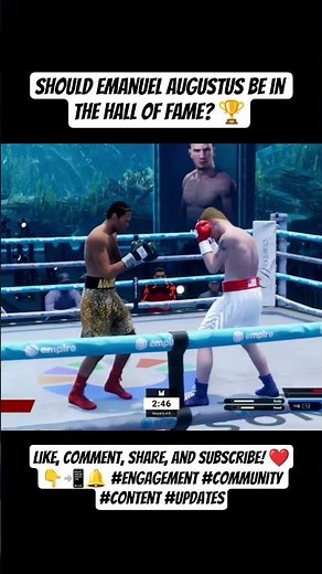 Emanuel Augustus vs Micky Ward The Ultimate Slugfest on Undisputed🔥 Fight of the Century Simulation!