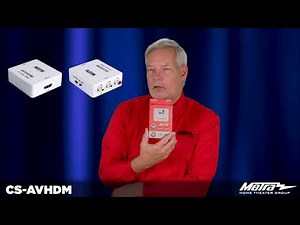 Composite to HDMI Video Converter Overview of the CS-AVHDM