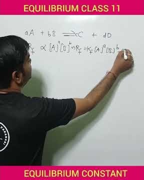 Equilibrium chemistry class 11 | equilibrium constant #neet #jee #kvsir #chemistry