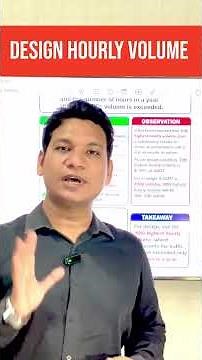 Design Hourly Traffic Volume Explained in 60 Seconds | 30th Highest Hour | Akash Sir