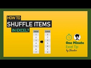 How to shuffle items in a list in Lexec? - One minute tip