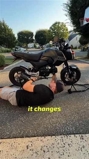 2025 HONDA GROM FIX - Reset the ECU, Clearing the CEL, and fixing an exhaust leak 🏍️💨 #honda #grom #minimoto #bikesoftiktok #gromtok | Christian Thomas