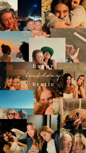 Happy Birthday Bestie 🎉 - CapCut Template for Instagram Stories and Reels