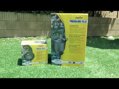 Koi Pond Filter: Laguna Pressure Flo Filter 1400 / 2100 with UV Clarifier