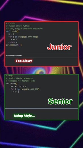 Python is 35,000x SLOWER than this! 🐍🏎️ #Shorts #Mojo #Programming #2026 #ai #viral