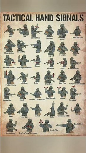 TACTICAL HAND SIGNALS #dronacharyaacademy