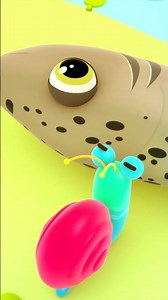 Ajude o Salmão a voltar para casa! Sr. Caracol e amigos! #shortskids