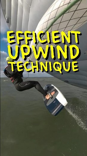 Efficient upwind foiling technique 🤘